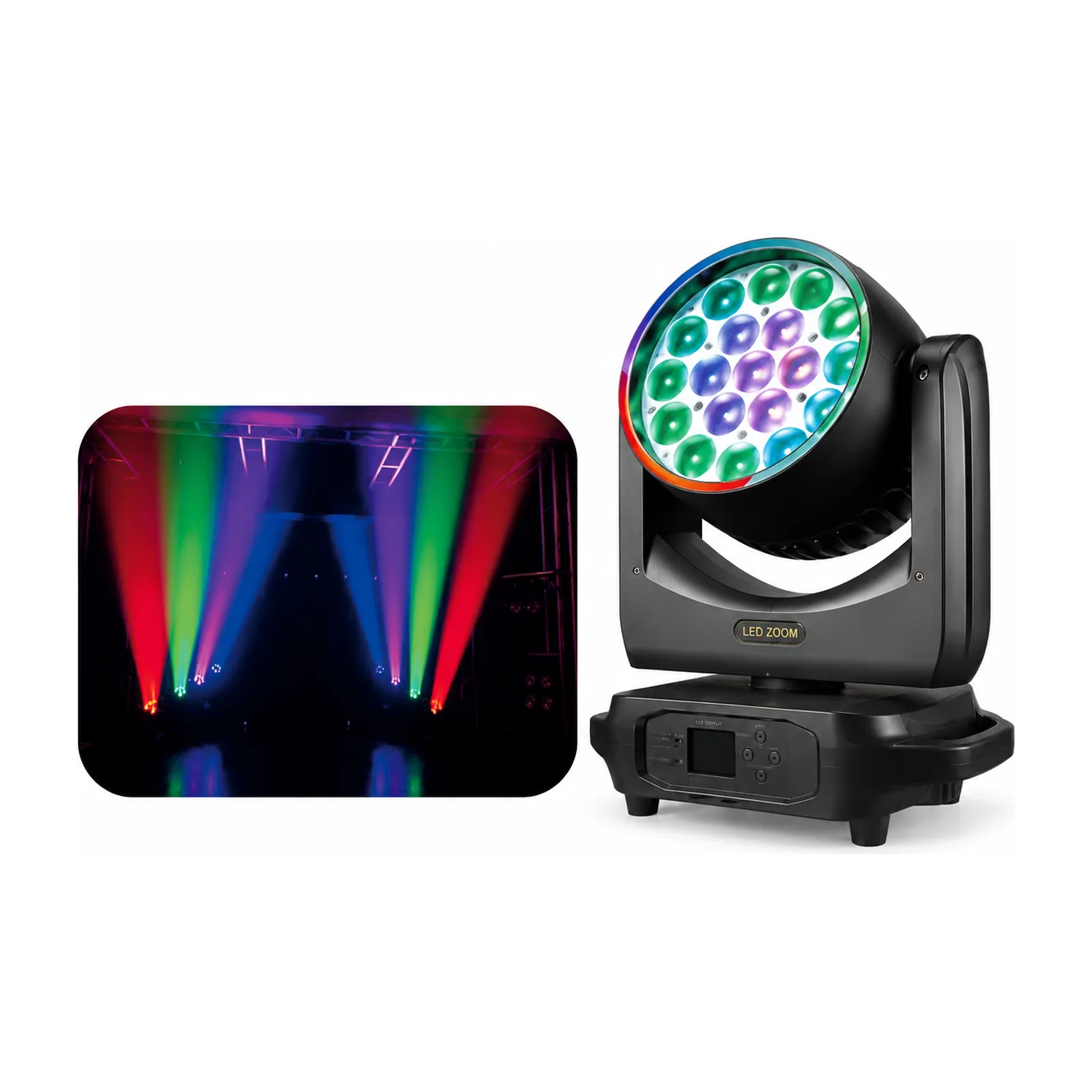 LS-B022 19x10W zoom wash light