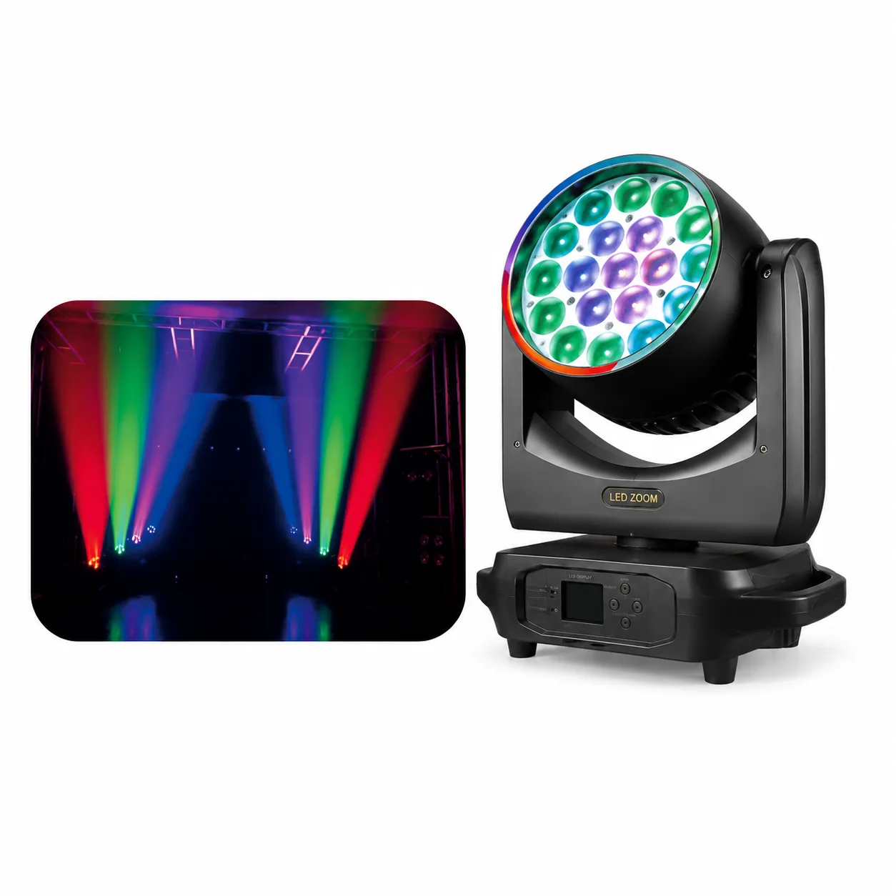 LS-B022 19x15W zoom wash light
